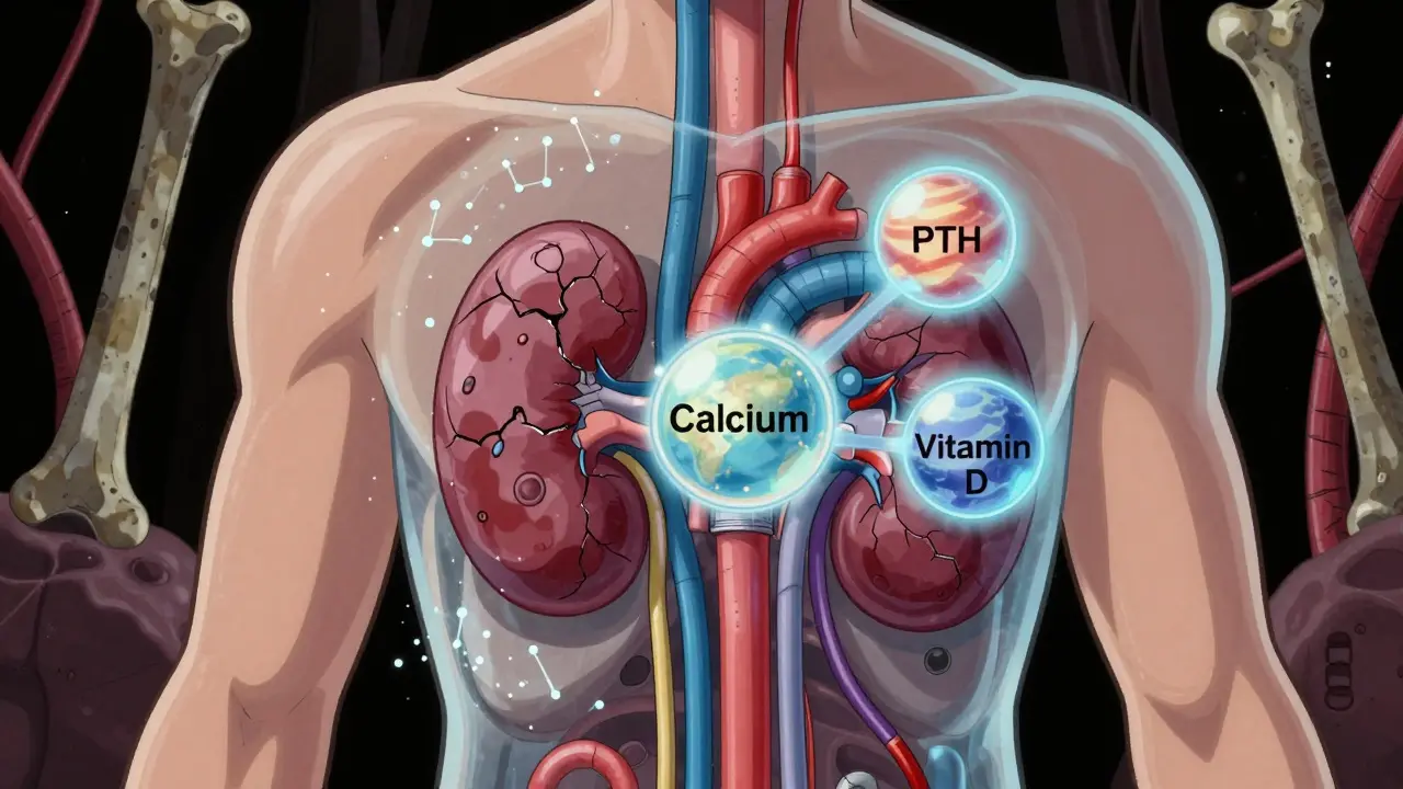 Mineral Bone Disorder in CKD: Understanding Calcium, PTH, and Vitamin D